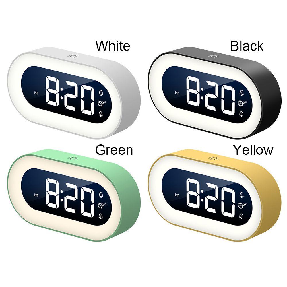 LONTIME Đồng Hồ Báo Thức Điện Tử Để Bàn Có Đèn LED Hiển Thị Nhiệt Độ Và Lịch