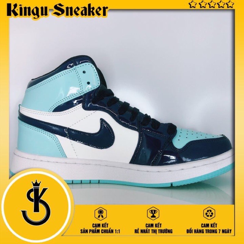 NK Air Jordan 1 High - UNC Patent Blue Chill 1:1 🟡 [HÀNG CHUẨN 1:1 + FULL BOX] 🟡 Giày Nam Cổ Cao Bản Chuẩn 1:1 Cao Cấp | BigBuy360 - bigbuy360.vn