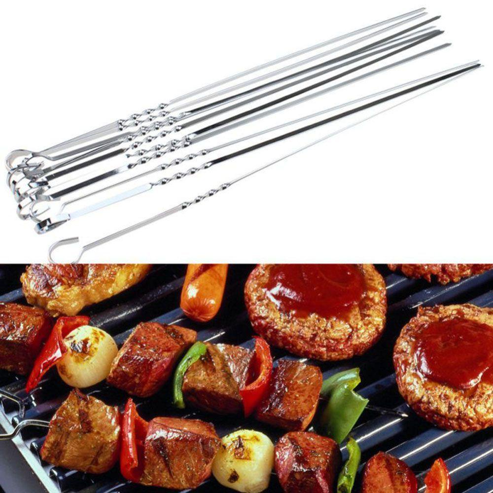 DORAW Xiên Nướng Thịt BBQ 12 Ngăn Bằng Kim Loại