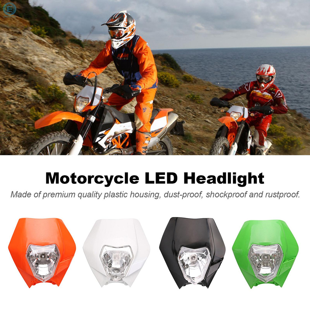 Ready in stock 12V 35W Motorcycle LED Headlight Headlamp Fairing Day Running Light Turn Signal for dirt bike EXC EXCF SX SXF XC XCF XCW XCFW 125 150 250 300 350 450 530