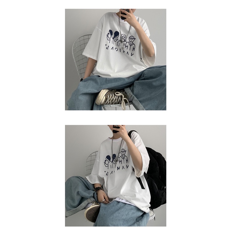 Áo thun oversize unisex form rộng phong cách Hàn Quốc FRIENDS [V180]