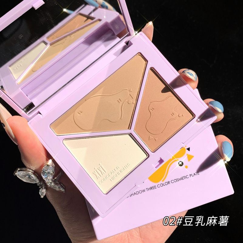 XIXI - Bảng phấn tạo khối Shining Shadow Three-Color Plate | BigBuy360 - bigbuy360.vn