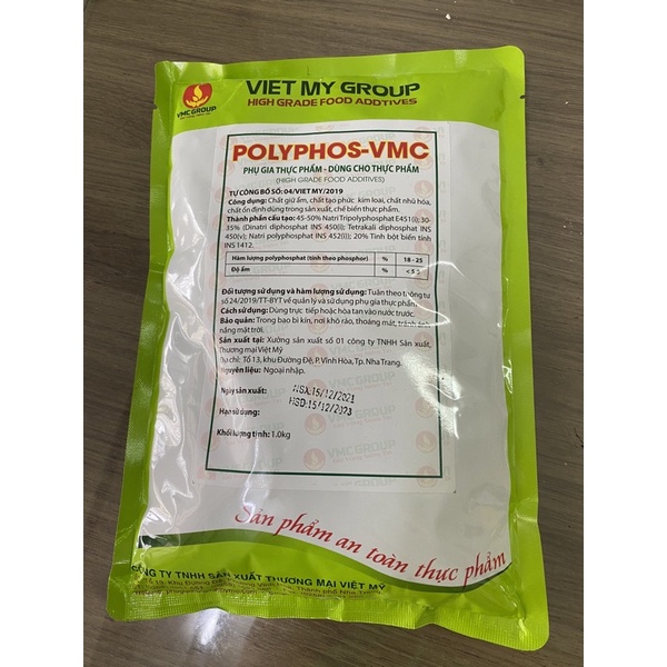 💥💥💥POLYPHOS  S( PHỤ GIA TẠO GIÒN DAI)Cho  ngành sản suất giò chả