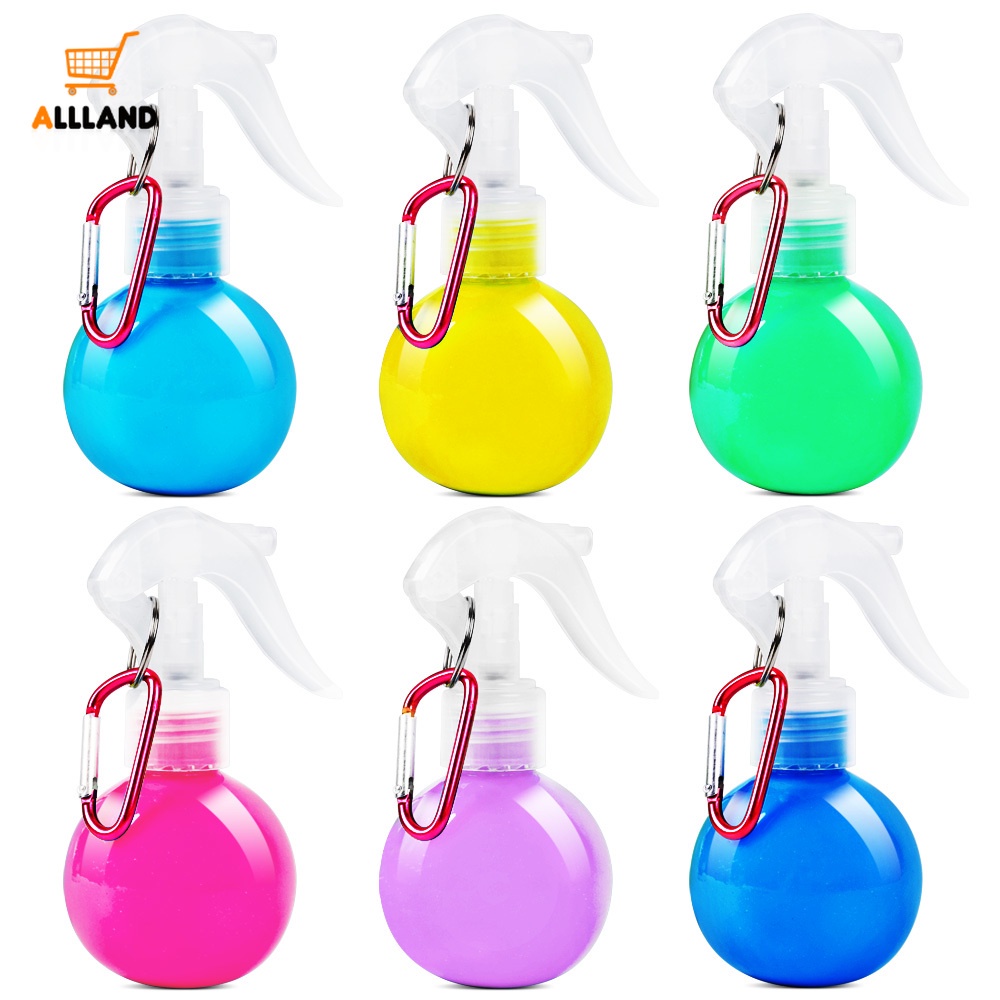 Bình Xịt Nhựa Trong Suốt 60ml Có Móc Khóa Tiện Dụng