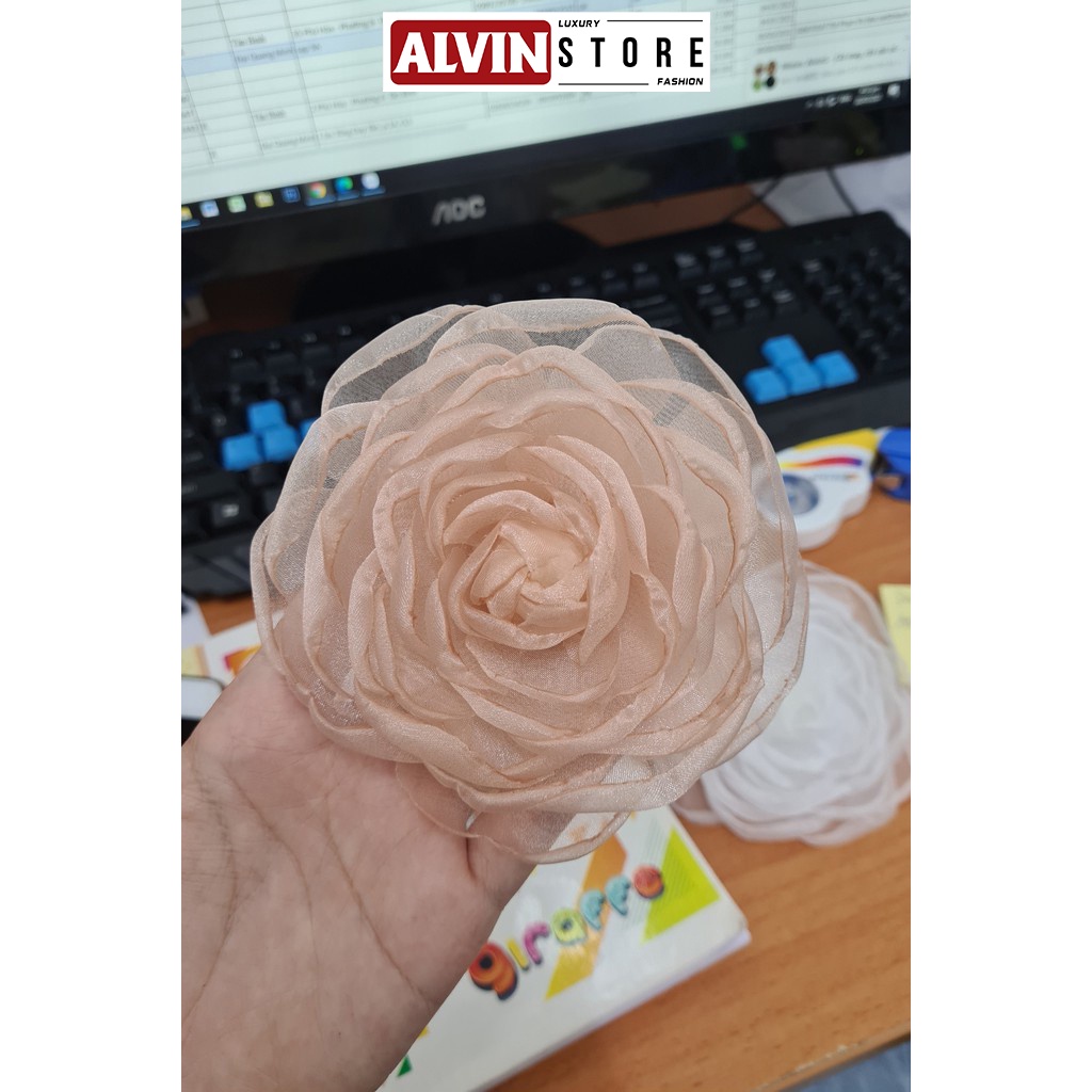 Hoa Cài Áo Hình Bông Tường Vy Tag Hoa Cài Váy Đầm Sang Trọng Alvin Store 90001
