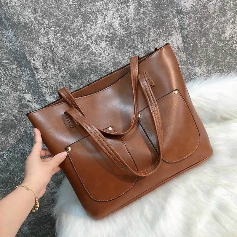 Túi Xách Công Sở Nữ, Túi Nữ Size To Đựng Vừa A4