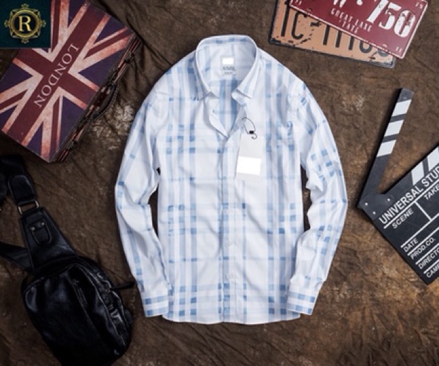 Sơ mi gấp hộp - ÁoSơ Mi Dài Tay Kẻ Vải Tre Kháng Khuẩn Khử Mùi - Hàng Cao Cấp Xuất Dư Nhà Máy | BigBuy360 - bigbuy360.vn