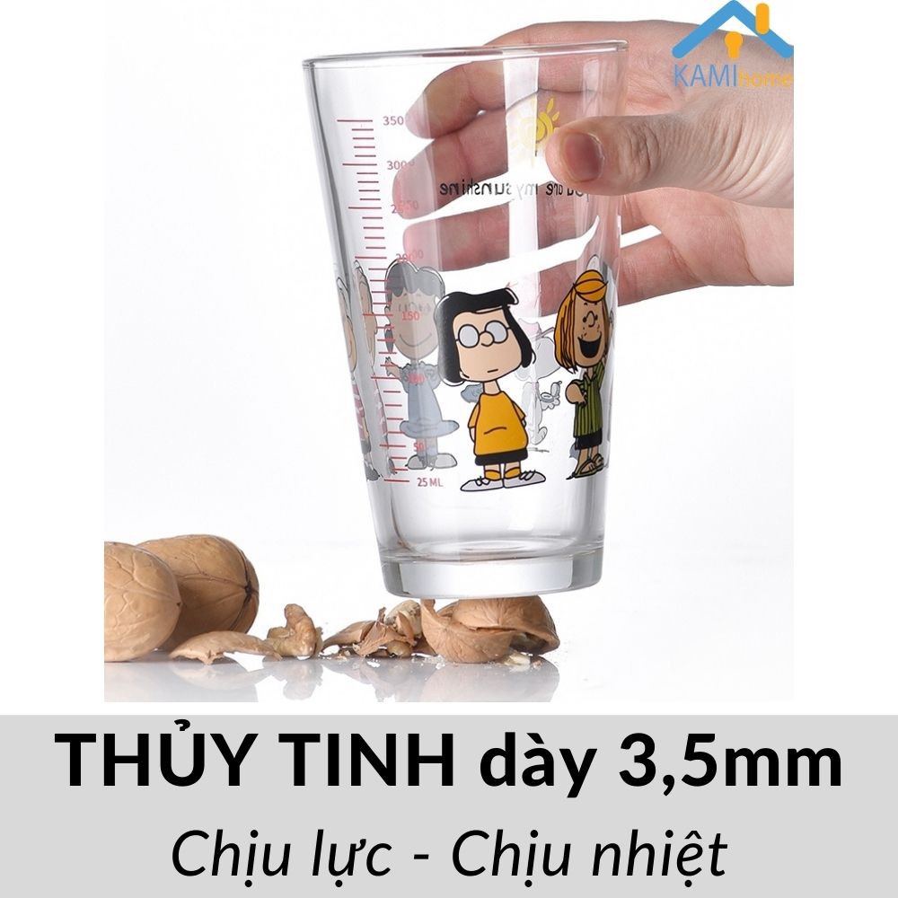 Ly thủy tinh chịu nhiệt nóng lạnh có Nắp và Ống hút (Nhiều mẫu) KM22013.22024