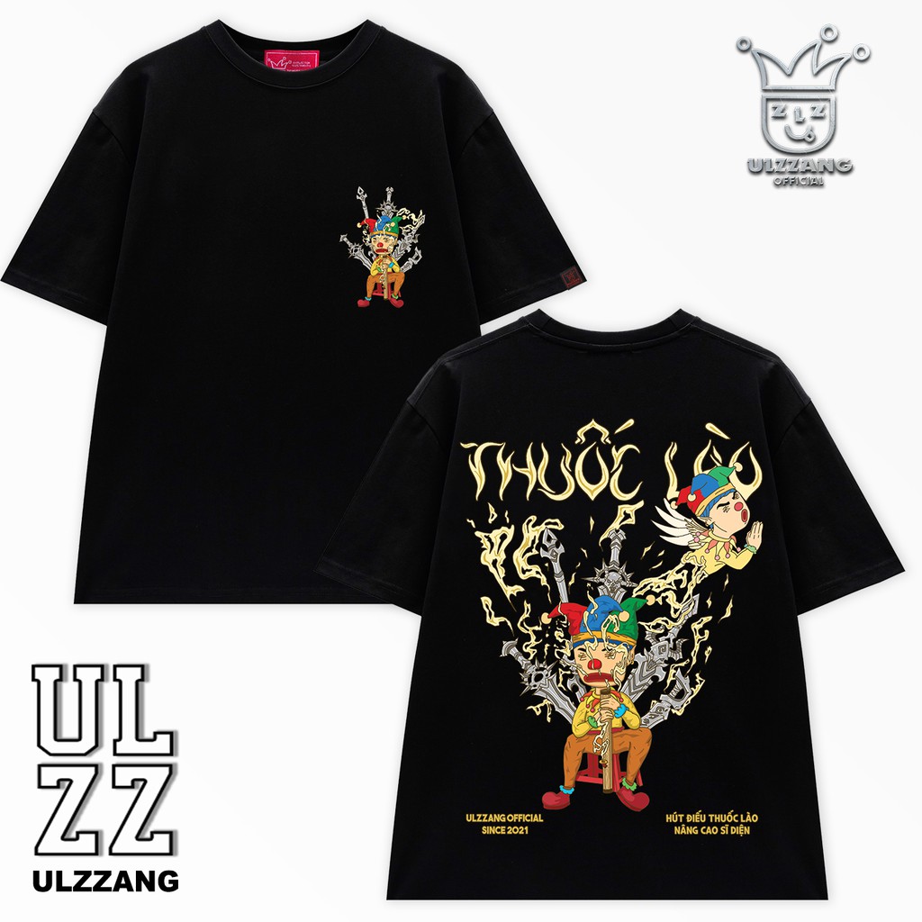 Áo thun local brand ULZZ ulzzang thuoclao dáng unisex tay lỡ U-24