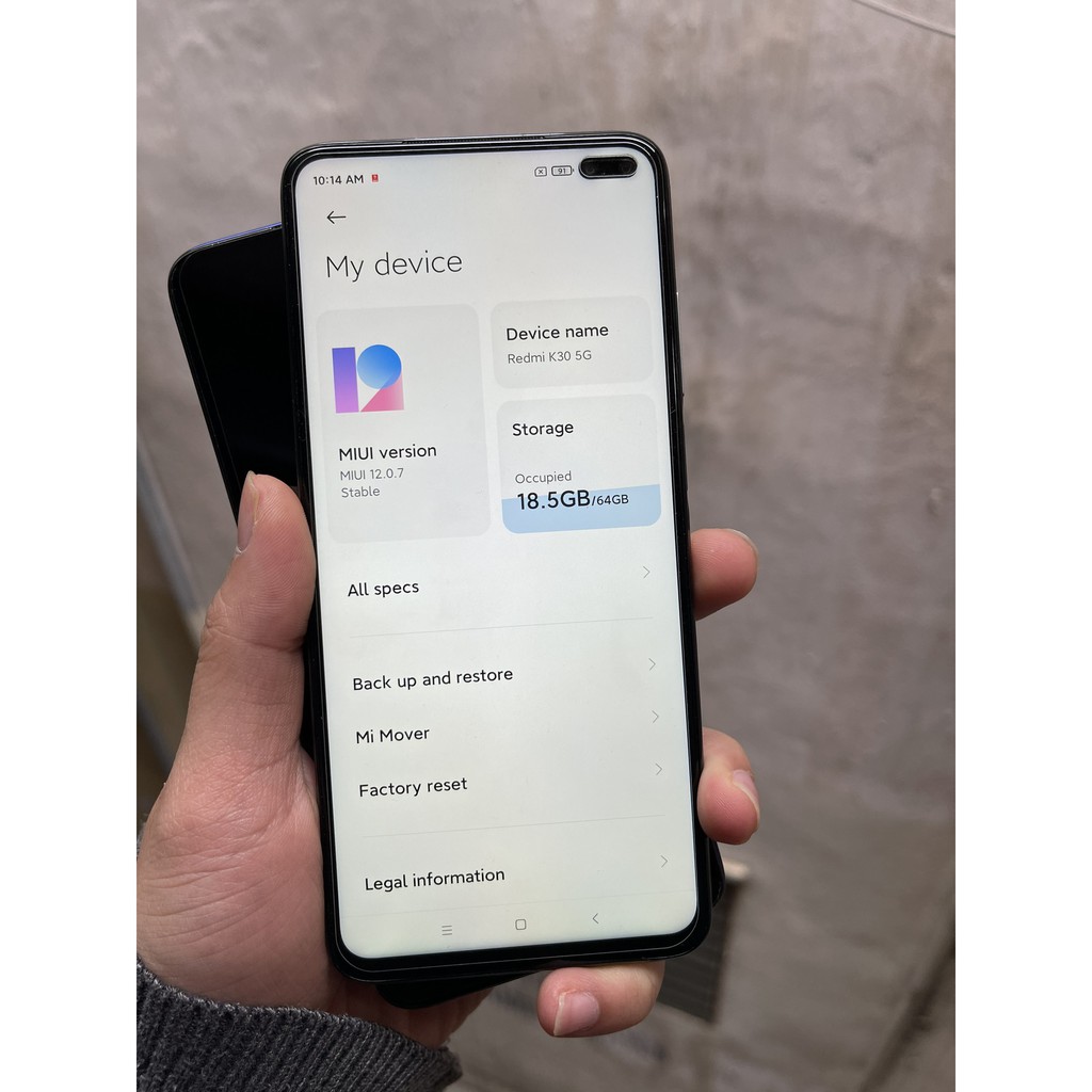 ĐIỆN THOẠI XIAOMI REDMI K30 5G Fullbox Like new - RAM 6/64GB, RAM 6/128GB - [Giá rẻ, Bảo hành 3 tháng - Tặng cường lực] | BigBuy360 - bigbuy360.vn