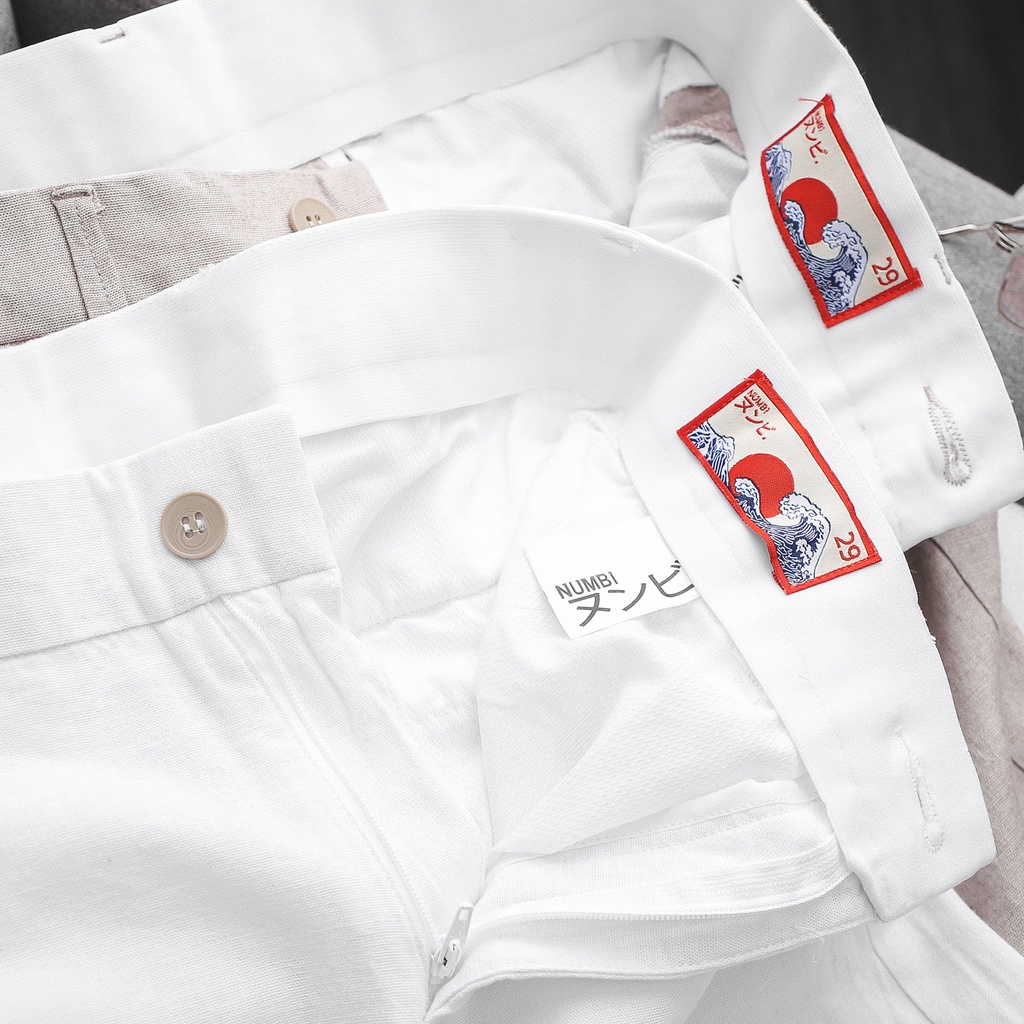Quần Dài Nam Numbi Trơn 3 Màu Thể Thao Thời Trang,Vải Linen Cao Cấp QK001475 , SOMEHOW
