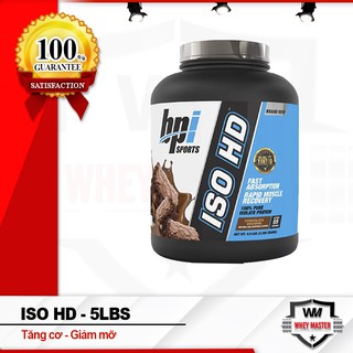 Sữa Tăng Cơ Bắp Bpisports Iso HD 5 Lbs 2.34 kg - Chính hãng