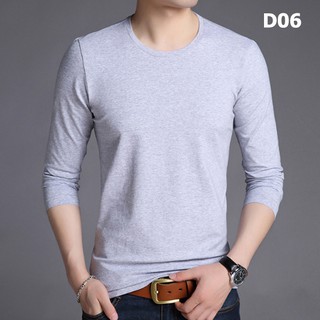 [Hàng cao cấp ! * ] Áo thun nam cổ tròn dài tay đẹp nhiều màu đủ size mẫu mới nhất