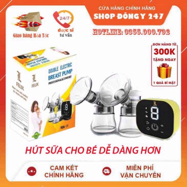 ✅ máy hút sữa điện đôi FELIX chính hãng