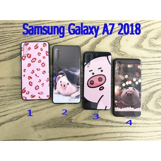 Ốp lưng điện thoại Samsung Galaxy A7 2018 in hình Cute