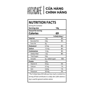 Cà Phê Sữa Đặc Archcafé (hộp 12 gói x 18g)
