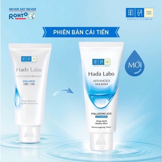 Sửa rửa mặt Hada labo dưỡng ẩm màu trắng 80g