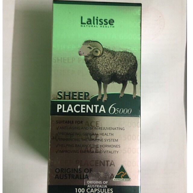 Lalisse Sheep Placenta 65000 - Viên uống nhau thai cừu đẹp da