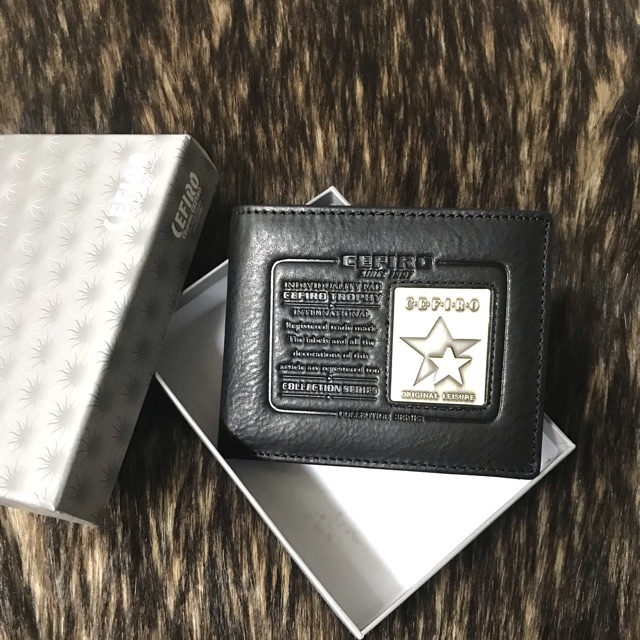 Ví nam CEFIRO 10% da bò cao cấp CR48