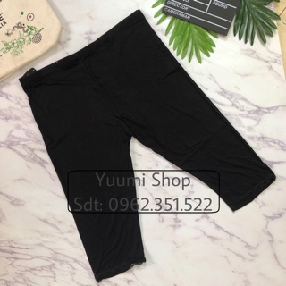 Quần ngố bầu chất cotton co dãn gấu ren