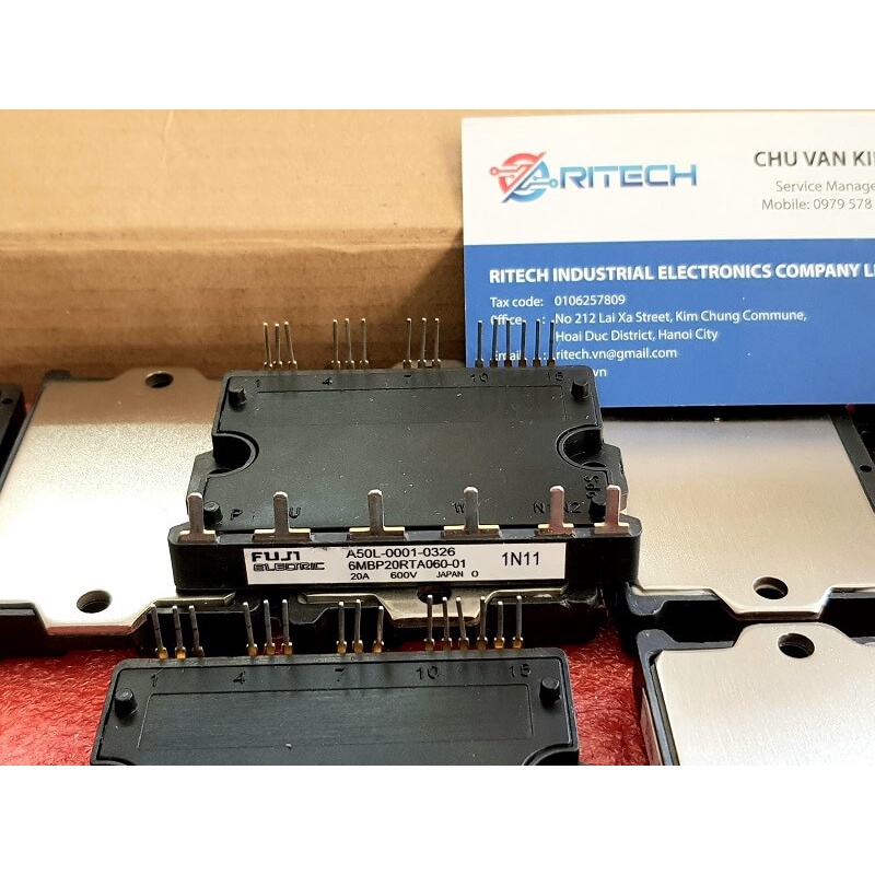 6MBP20RTA060-01, A50L-0001-0326 IGBT Fuji 20A 600V