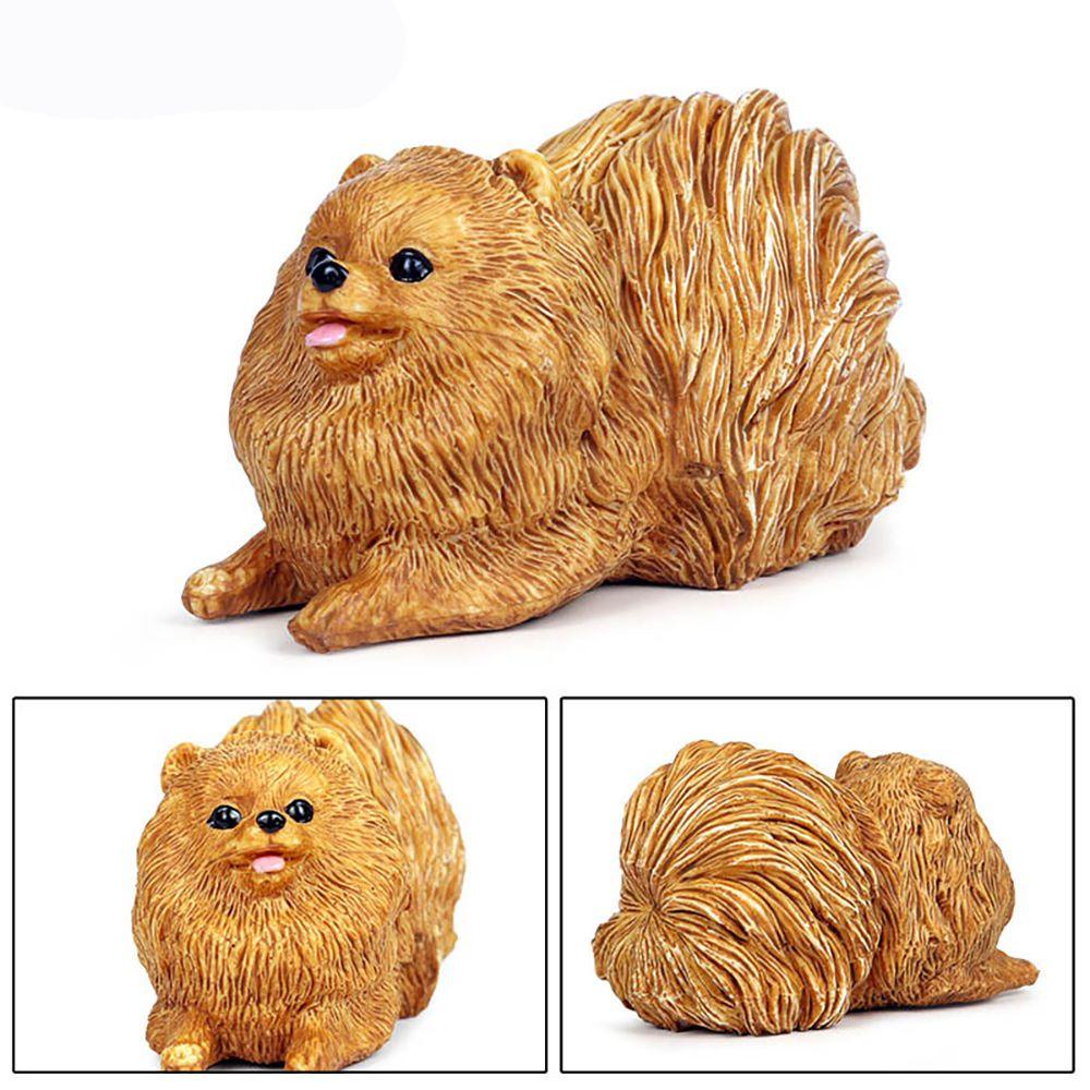 Mô Hình Chú Cún Pomeranian Sống Động Như Thật Cho Bé