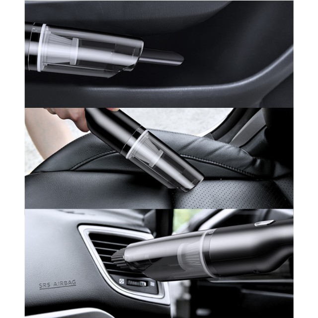 [HÚT MẠNH] Máy Hút Bụi Cầm Tay Không Dây Mini Hút Bụi Oto Xe Hơi Ô tô Vệ Sinh Nhà Cửa Kèm Nhiều Đầu Nối Đa Năng SN-6103 | BigBuy360 - bigbuy360.vn