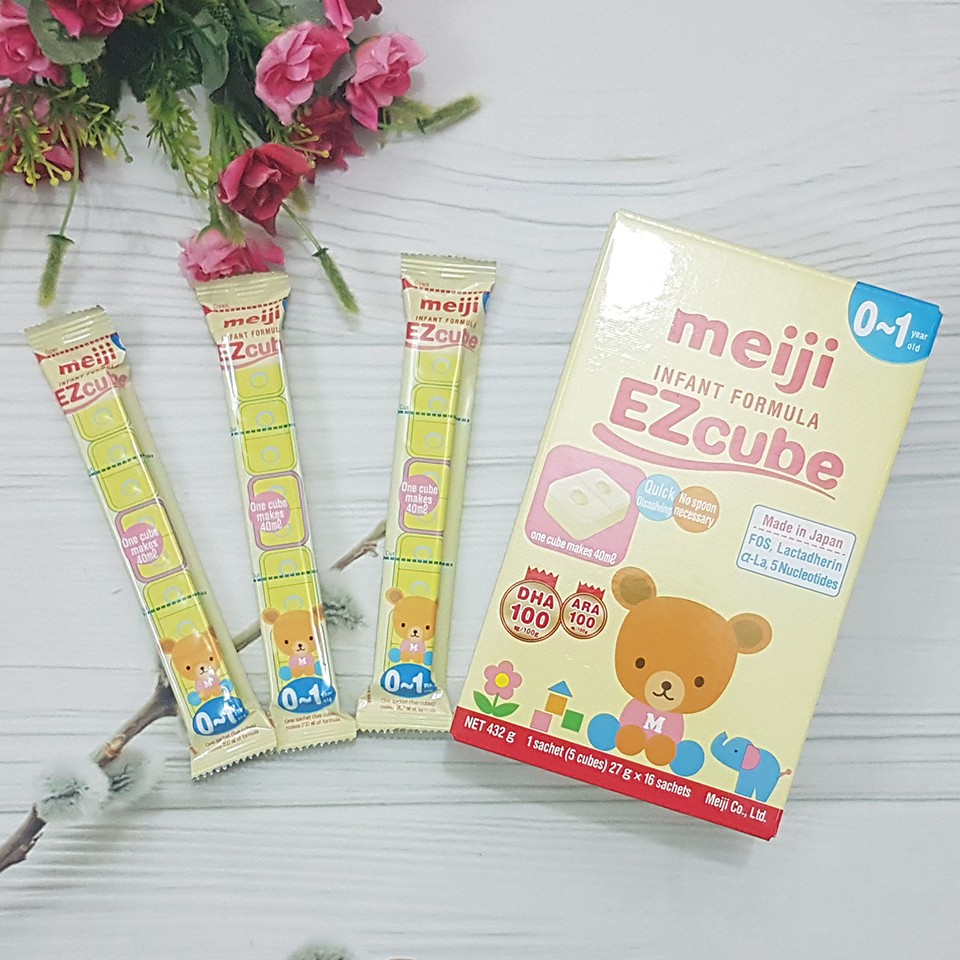 COMBO 5 Thanh Sữa Meiji Thanh Nhập Khẩu Cho Bé - Sữa Thanh Meiji Số 0 Date 2023