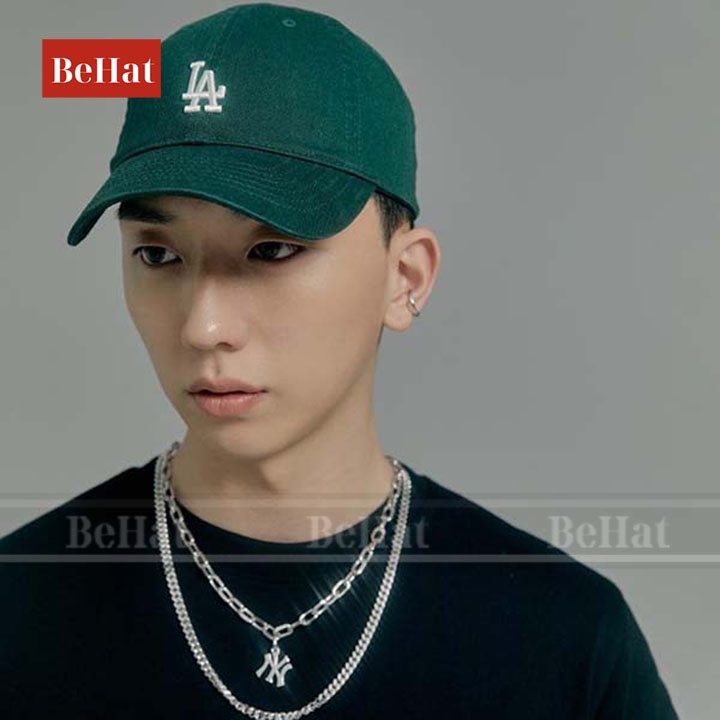 Nón Mũ Lưỡi Trai LA NY MLB Xanh Lá Cây Rookie Ball LA Dodgers D.Green 32CP77111-07G Xịn, Mũ Nón Kết LA Xanh Rêu
