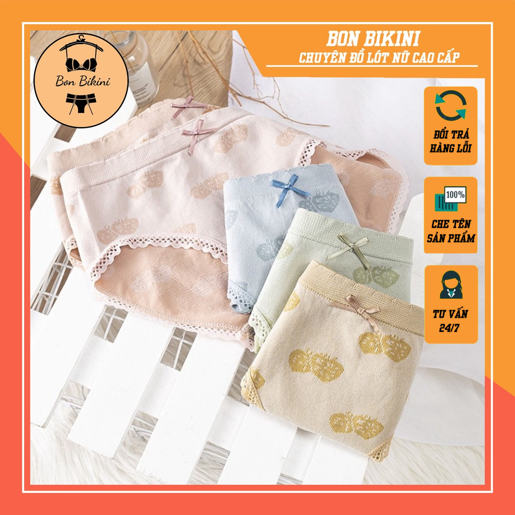 Quần lót nữ Cotton Dệt Kim Kháng Khuẩn Siêu Co Giãn