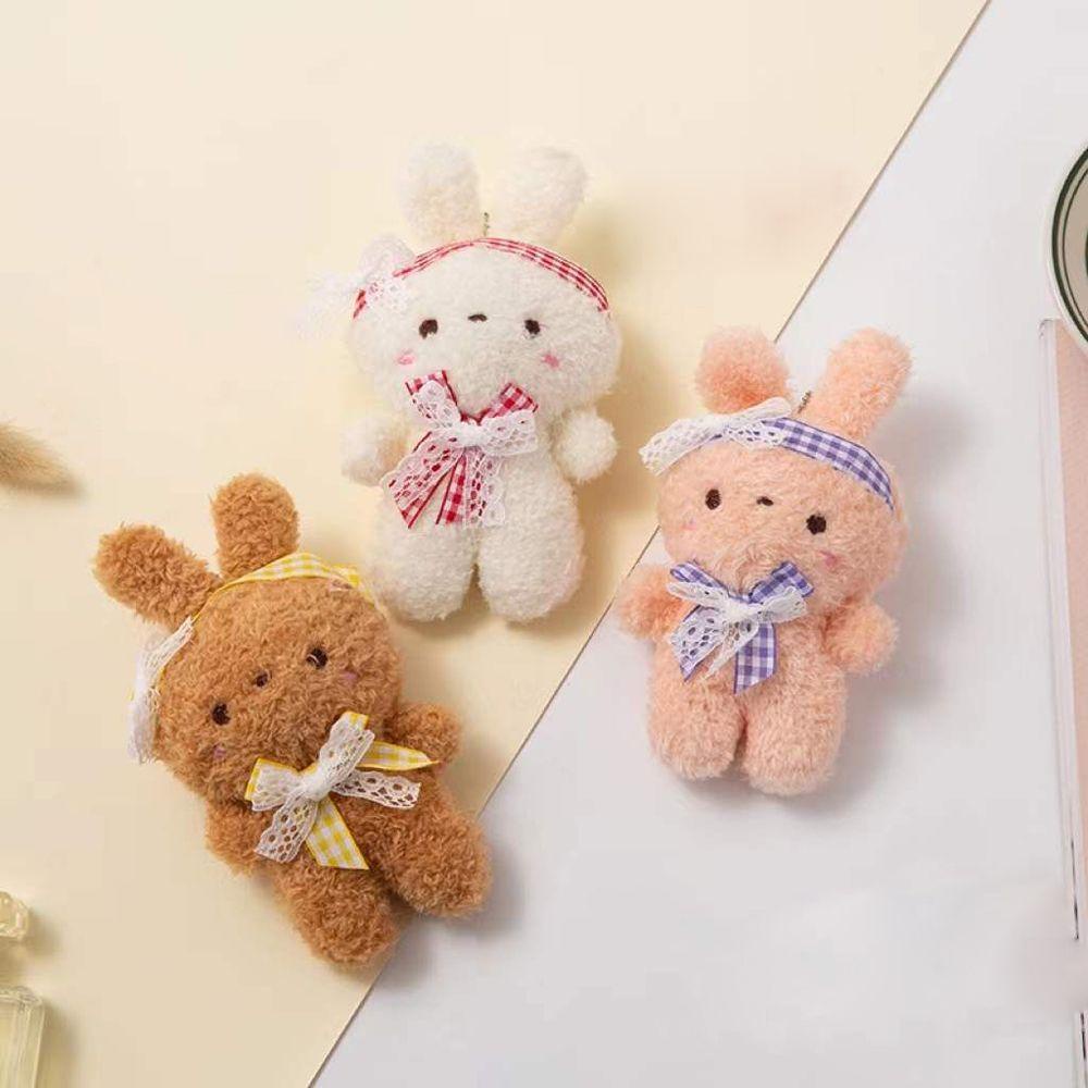 Móc Khóa Hình Thỏ Nhồi Bông Dễ Thương