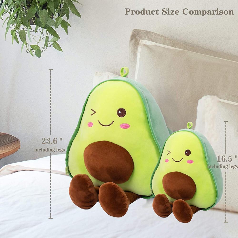 HARRIETT Quả Bơ Nhồi Bông Mềm Mại Kích Thước 30-45 - 60CM