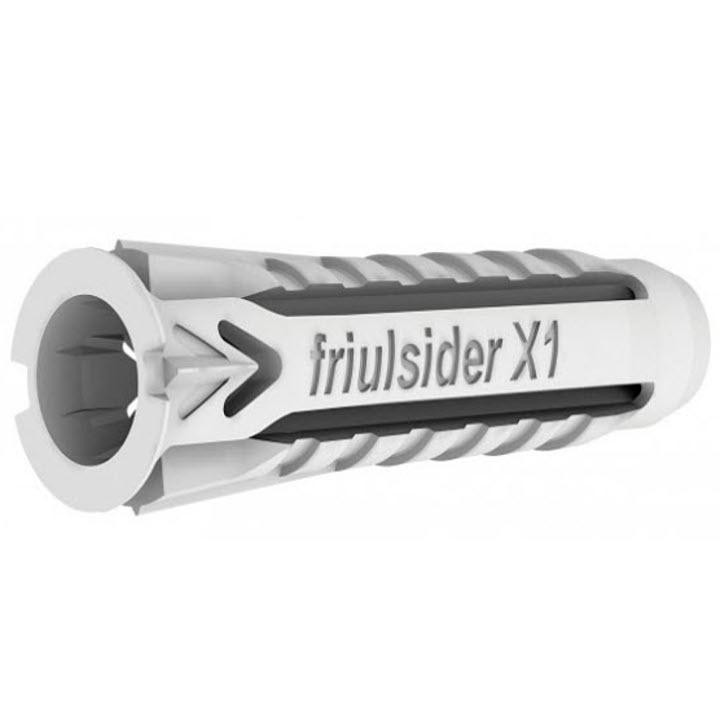 100 cái tắc kê nhựa cao cấp Friulsider X1- 6x30 (SX tại Ý) + 1 Mũi khoan Heller 6ly (SX tại Đức)