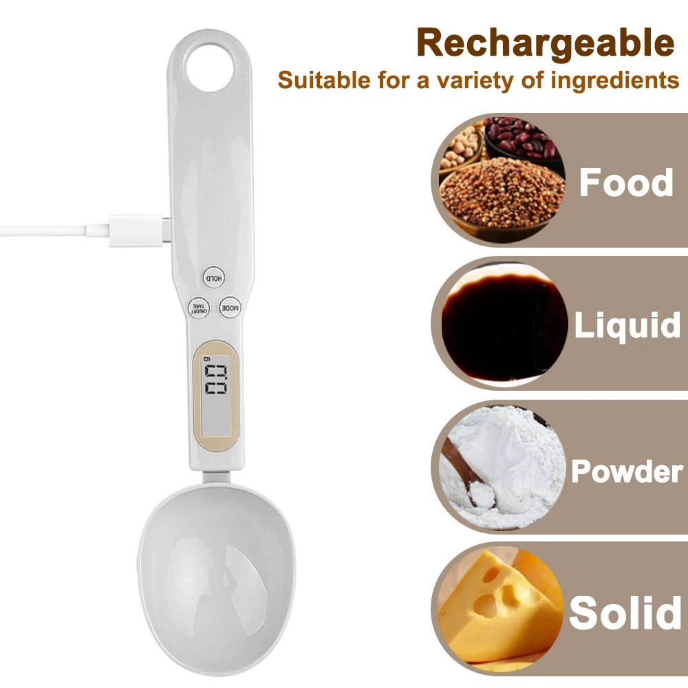Cân Điện Tử Mini 500g 0.1g Màn Hình LCD Dùng Cân Bột / Cà Phê / Sữa