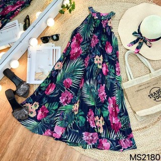 Maxi Dập Li Họa Tiết