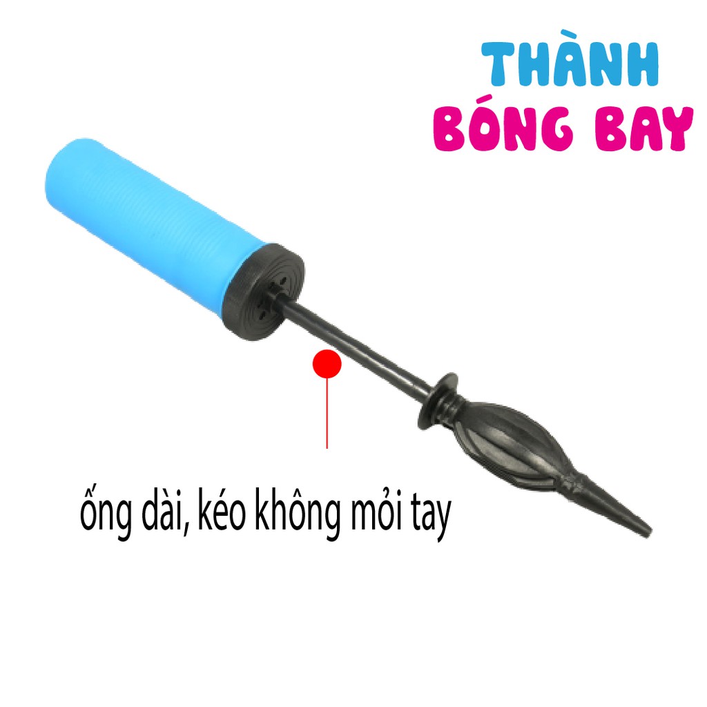 Bơm Bóng Bay Ống Cầm Tay bằng nhựa, nhiều màu sắc, loại ống lớn