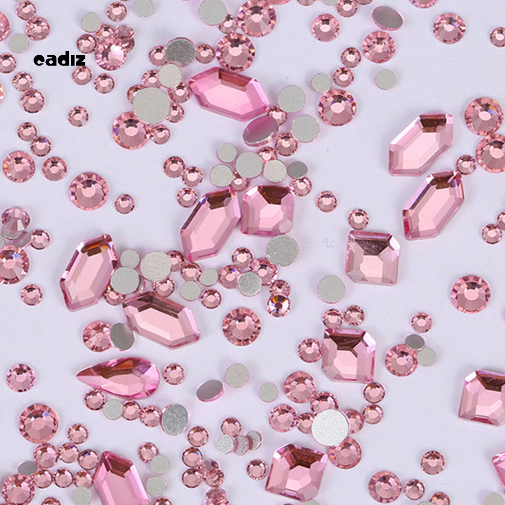 1 Túi Phụ Kiện Trang Trí Móng Tay 3D Lấp Lánh Sang Trọng DIY