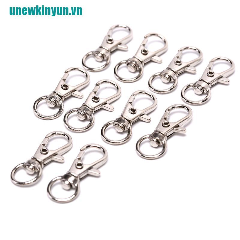 Y●Set 10 Móc Khóa Dạng Kẹp Tiện Lợi