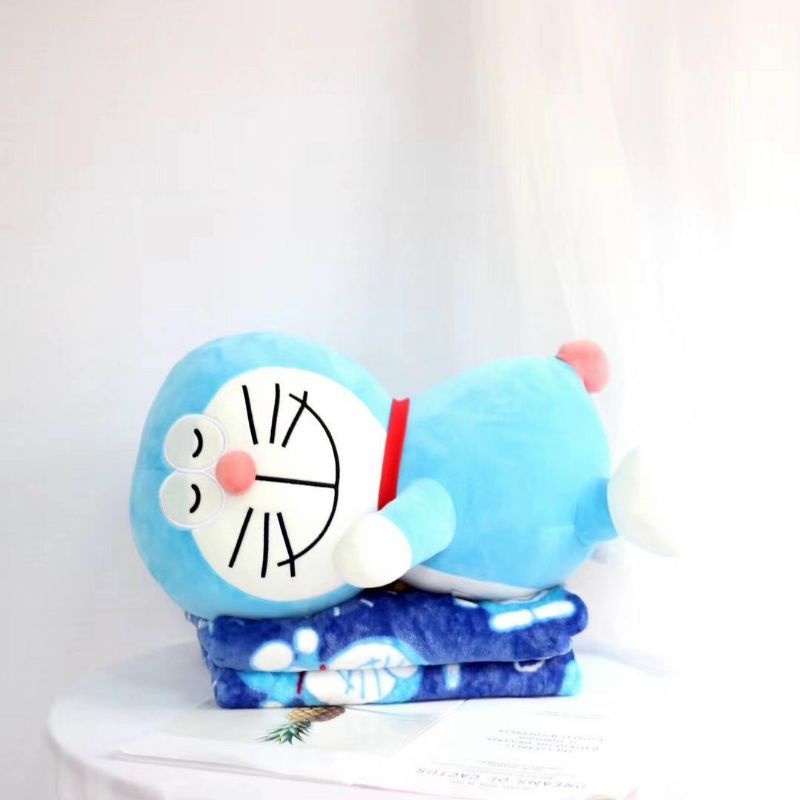 🌻GẤU BÔNG KÈM MỀN DORAEMON 🎀