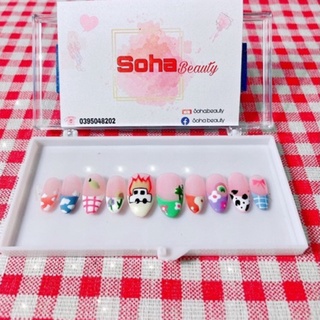 Nail box móng úp thiết kế theo yêu cầu ( mẫu ROSE BLACKPINK )