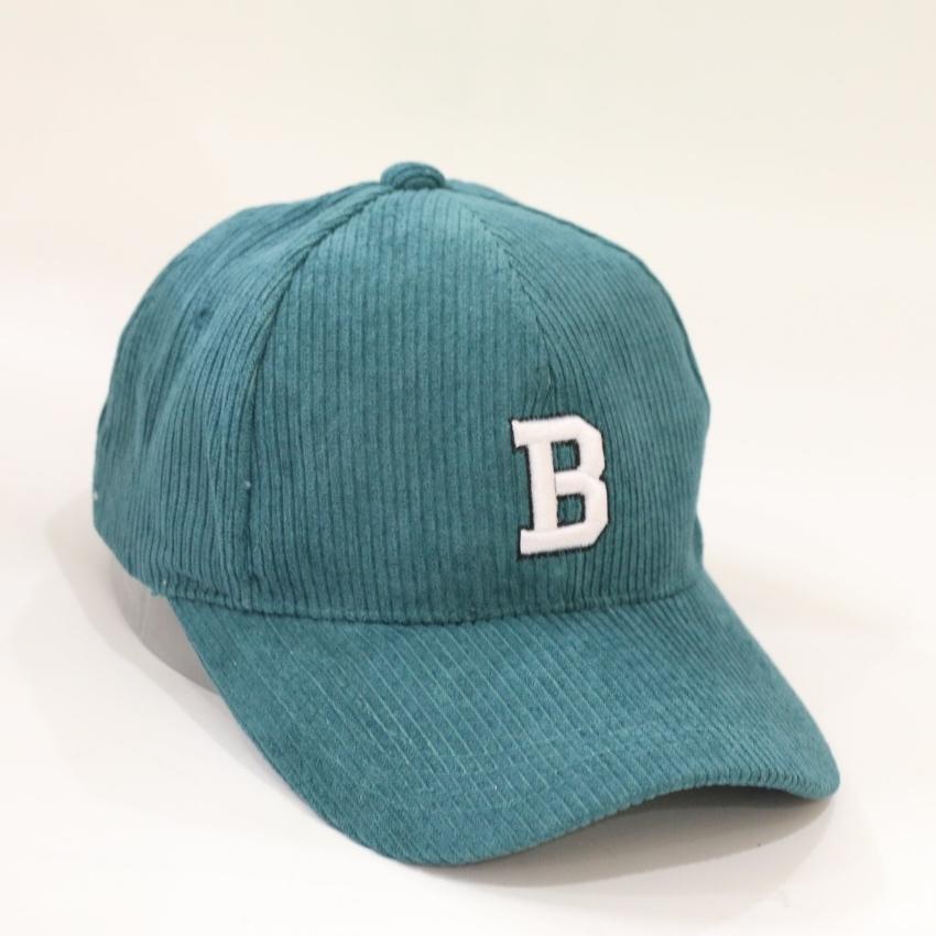 Nón Kết Thêu Chữ B Chất Liệu Nhung Tăm Thời Trang Unisex Phong Cách HÀN QUỐC