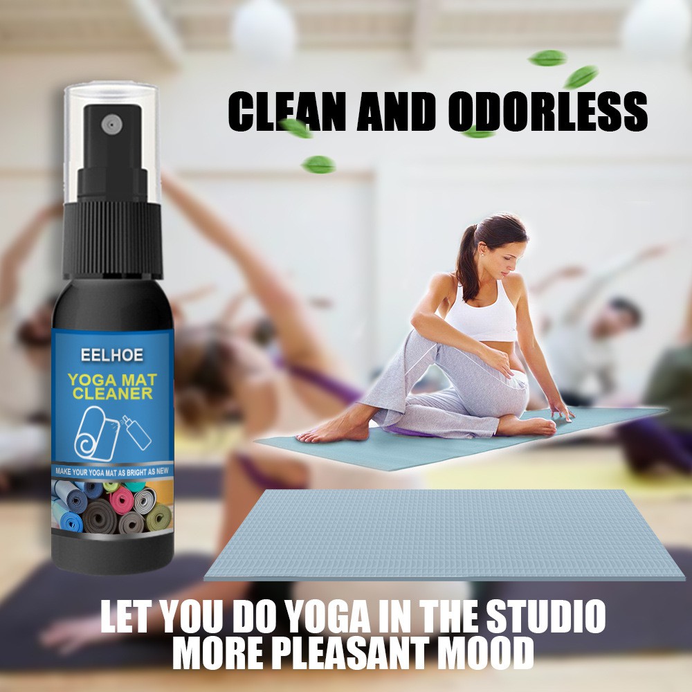 (Hàng Mới Về) Chai Xịt Vệ Sinh Thảm Yoga Không Cần Rửa Vết Bẩn 30ml