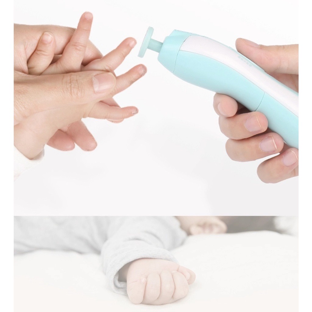 [Chăm sóc sức khoẻ] Máy cắt móng tay bằng điện an toàn tiện dụng dành cho mẹ và bé Kingkids