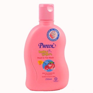 SỮA TẮM GỘI TOÀN THÂN PUREEN CHO TRẺ SƠ SINH TINH CHẤT SỮA CHUA ( HƯƠNG ĐÀO VÀ QUẢ CHERY) 250ml
