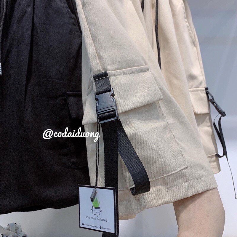 [Mã SKAMA06 giảm 8% tối đa 50K đơn 250K] [ RẺ VÔ ĐỊCH ] Quần short lửng nam nữ Unisex túi sỏ dây_Quần kaki túi hộp | BigBuy360 - bigbuy360.vn