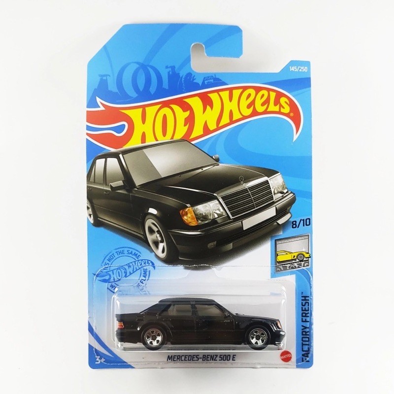 Xe mô hình Hot Wheels 1/64 Mercedes-Benz 500E (Black) series 2021 (new)