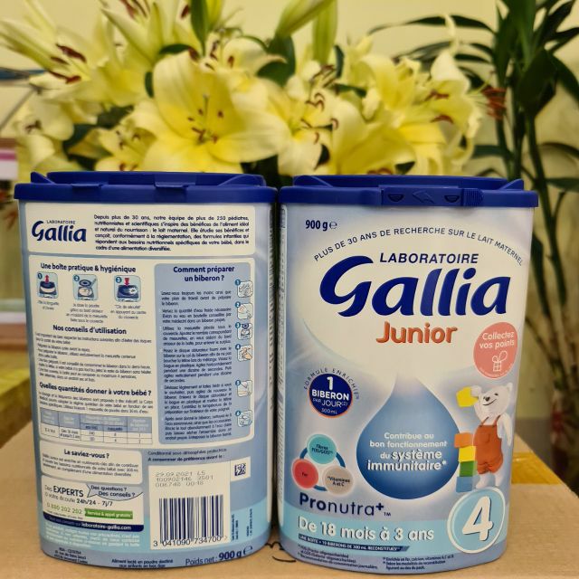 Sữa gallia  số 4 nội địa Pháp 900gr