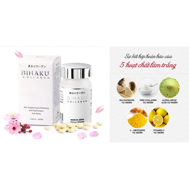 [Top bán chạy] Viên uống trắng da BIHAKU COLLAGEN | BigBuy360 - bigbuy360.vn