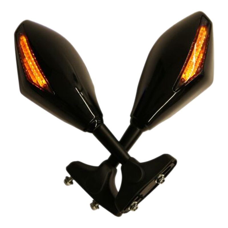 Gương chiếu hậu có đèn LED cho xe máy Yamaha YZF R1 R6 FZ1 FZ6 600R R3