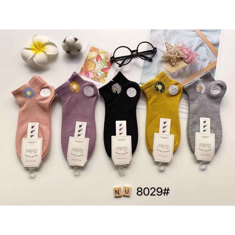 Set 10 Đôi Tất Hoa Cúc Loại Đẹp